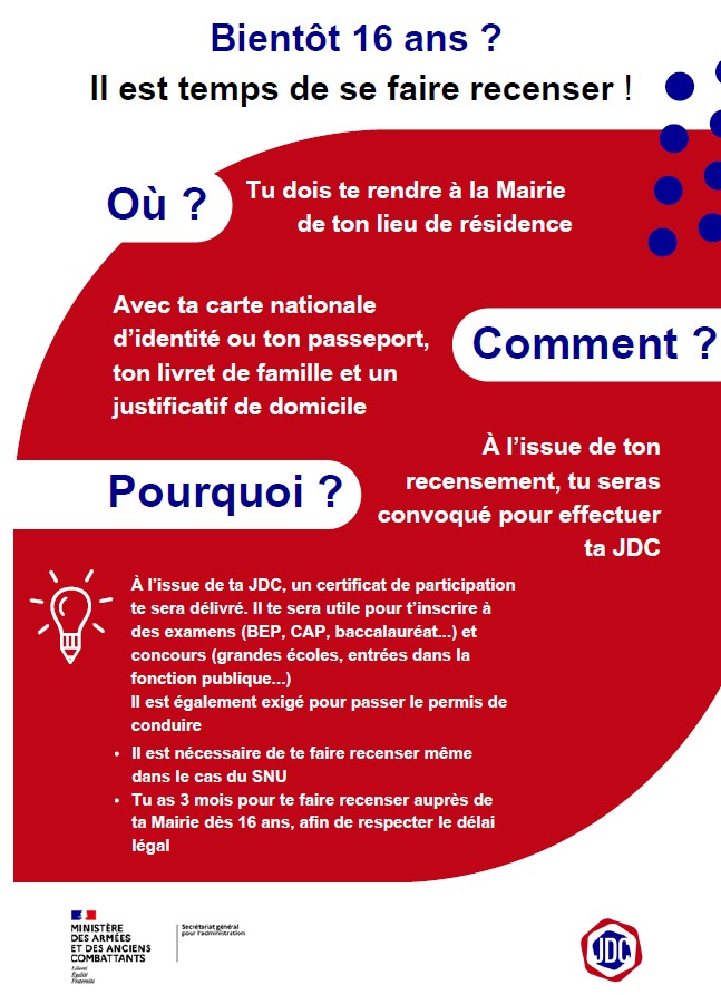 Recencement JDC