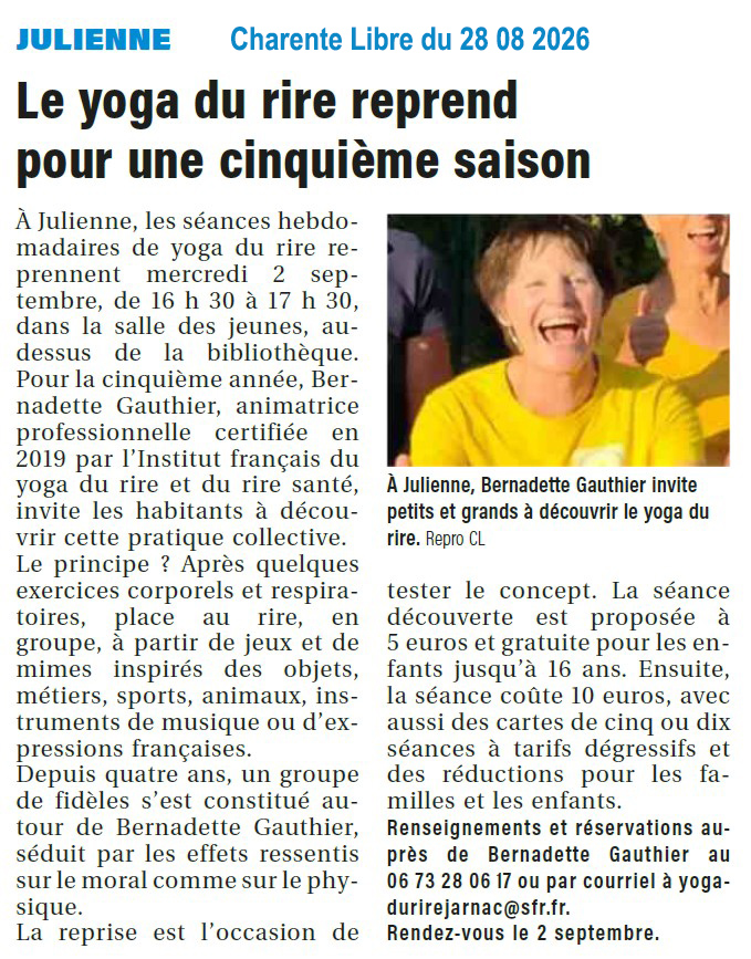 Yoga du rire