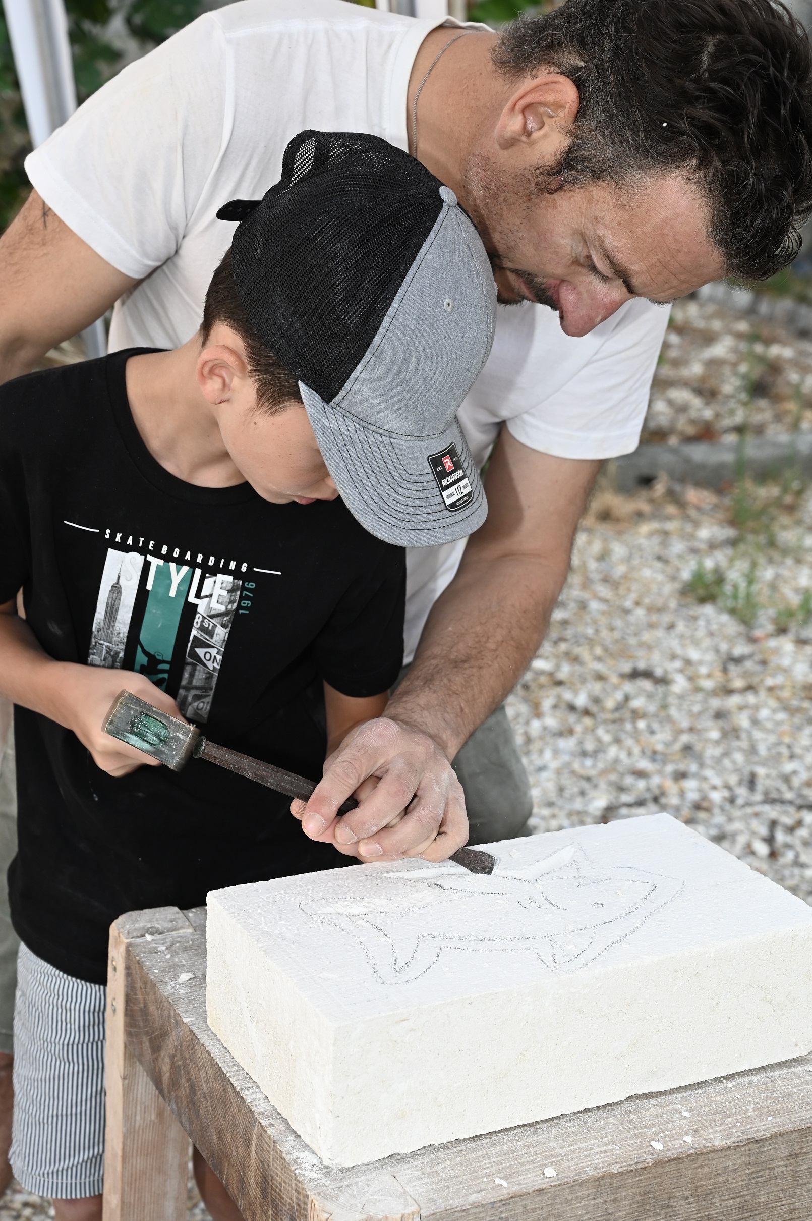 Le symposium de sculpture en direct